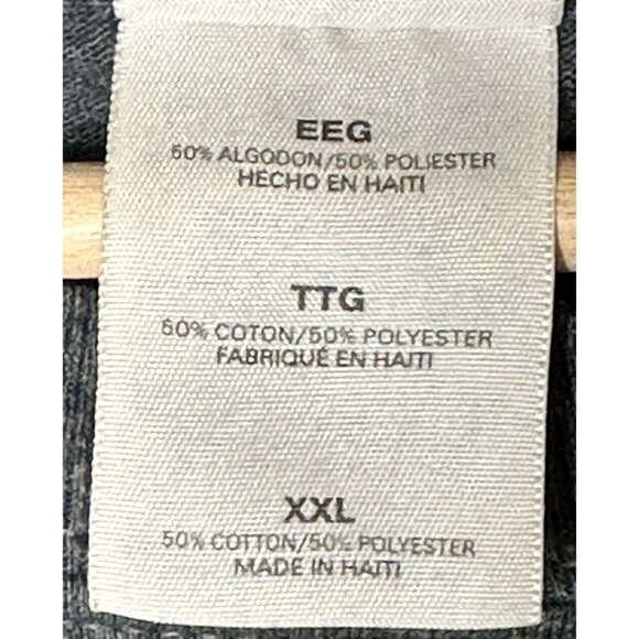 Gildan Mens T Shirt Funny Art To Wear THE HARD WOK BUFFET SASKATOON Gray Sz XXL - Picture 5 of 7